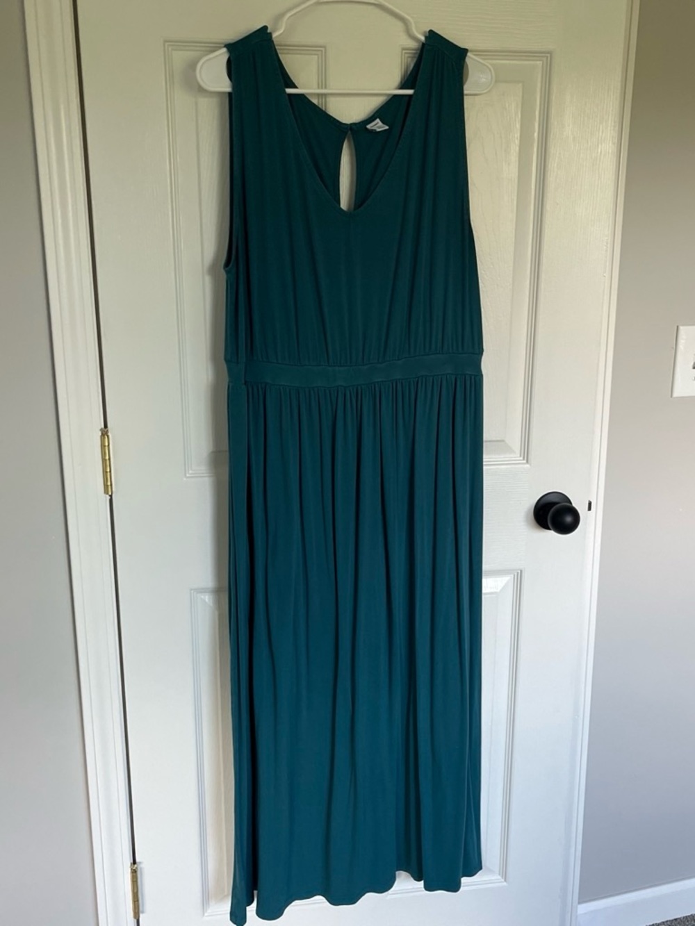 Old Navy Sleeveless Teal Maxi Dress